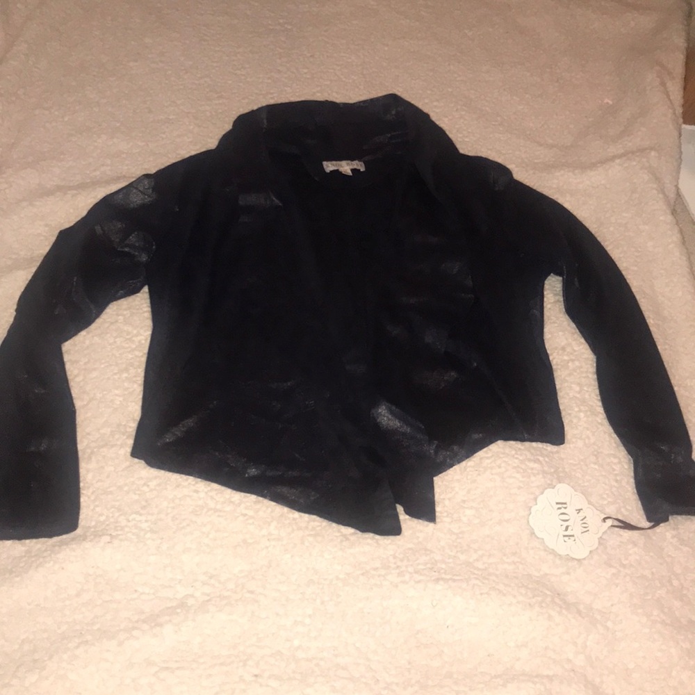 Faux Suede Blazer